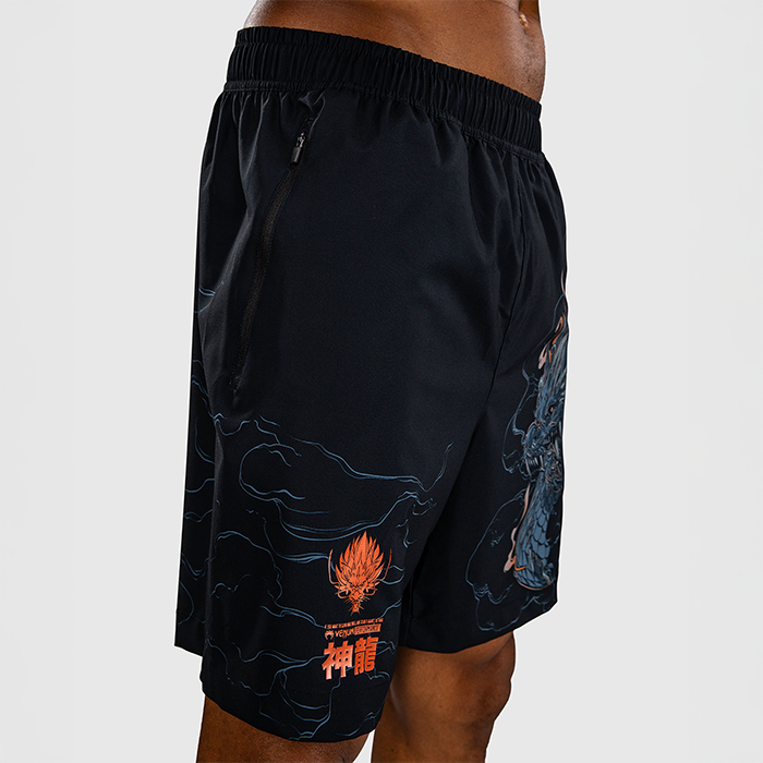 Venum Thunder Dragon Tr&aelig;ningsshorts Sort Gr&aring; Kobber