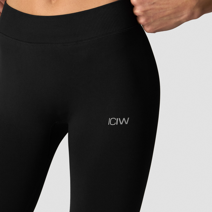 Define Seamless Tights Lav Talje Sort