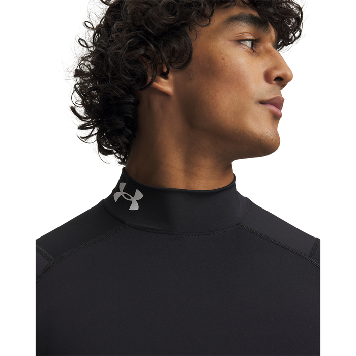 UA HG Armour Comp Mock SS Black