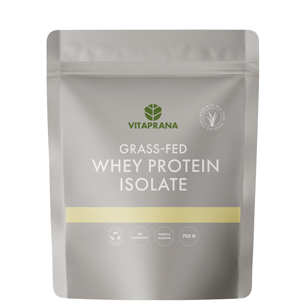 Valleproteinisolat Gr&aelig;sfodret 750 g vanilj