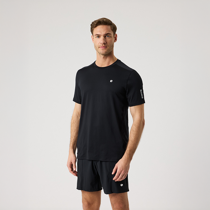 Ace Mesh T‑shirt Sort
