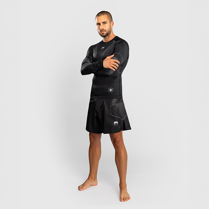 Nexus Rashguard Lang&aelig;rmet Sort S&oslash;lv