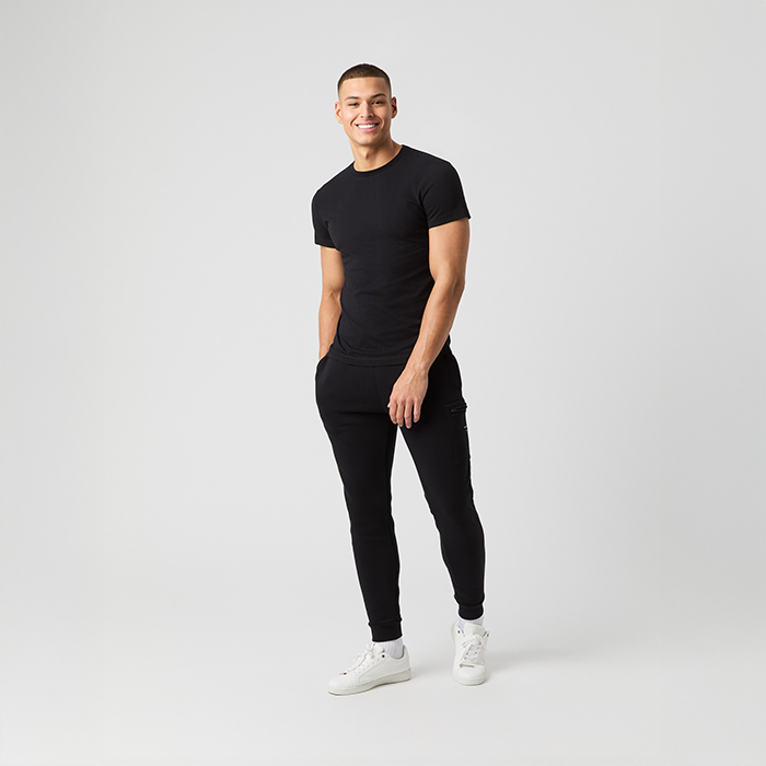 Centre T‑shirt Sort