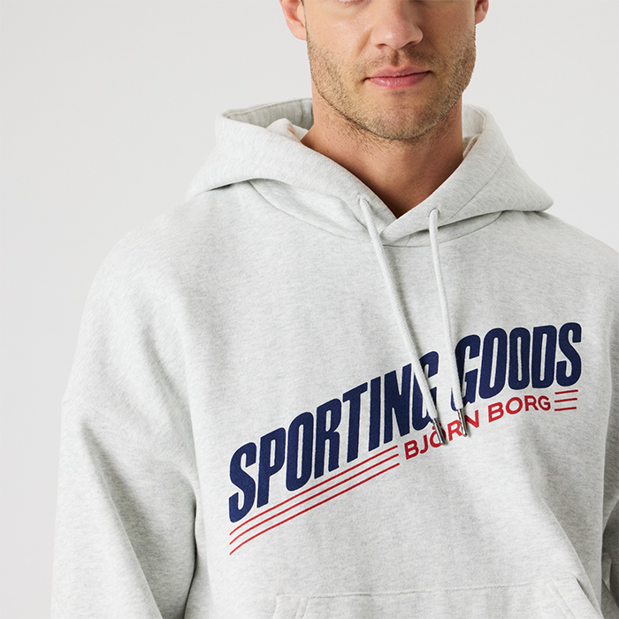 Oversized Hoodie Lysegr&aring;