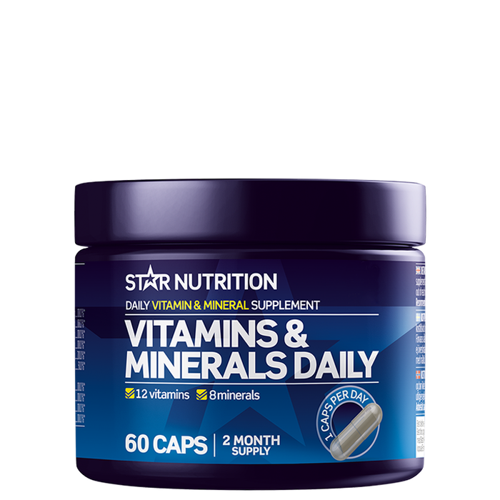 Vitaminer & Mineraler Dagligt 60 kapsler