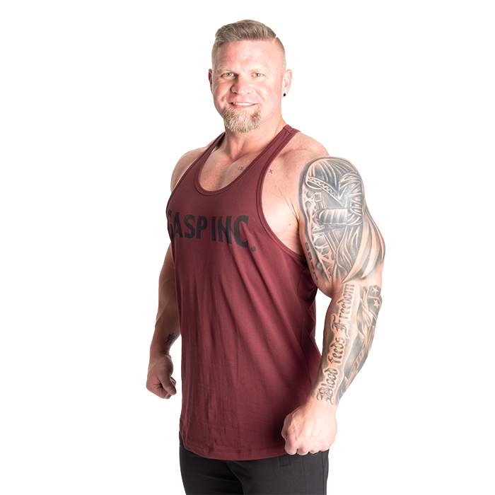 Essential T-Back Top M&oslash;rker&oslash;d