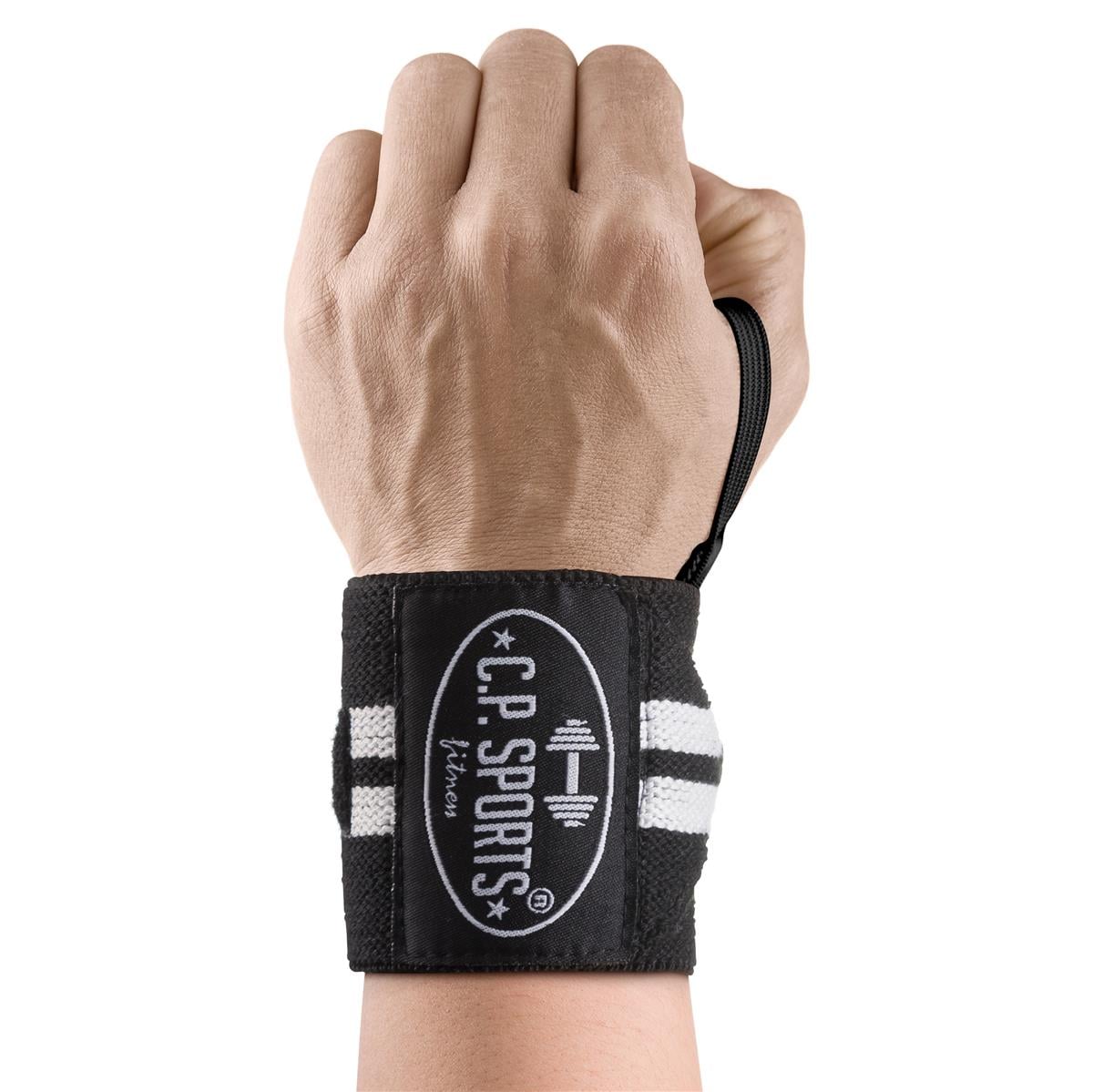 H&aring;ndledsbind 30 cm Sort-hvid  