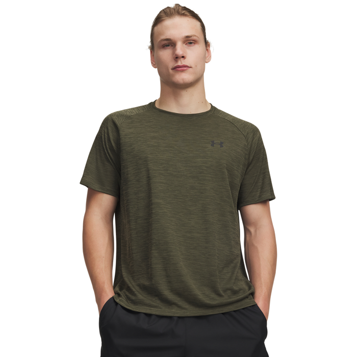 Tech Textured T-shirt Gr&oslash;n
