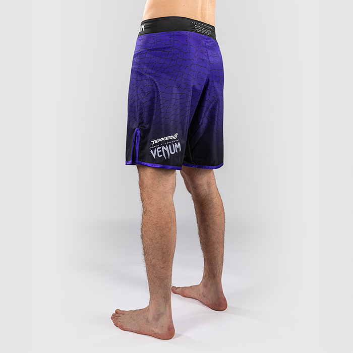 Venum x TEKKEN 8 Fightshorts Kazuya Sort Lilla