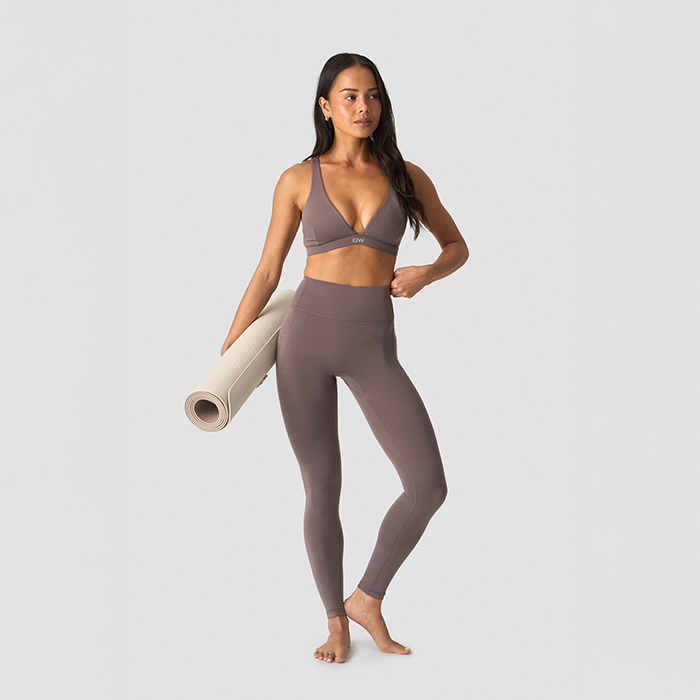 Luxe V-hals Sports-bh Brun