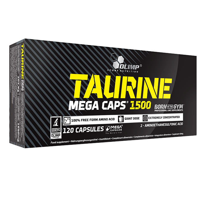 Taurine Mega Caps Aminosyror 120 Kapsler