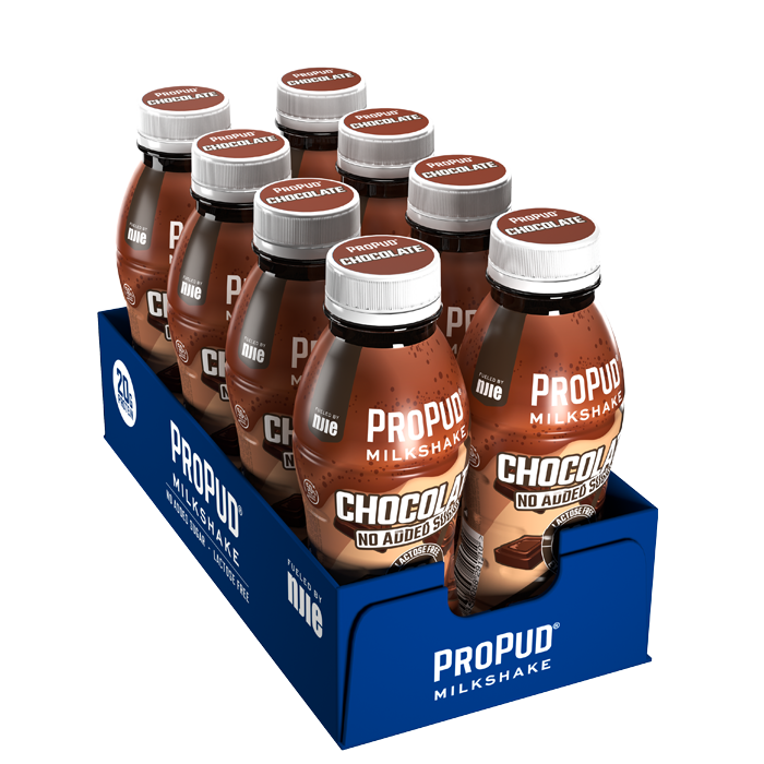 8 x ProPud Protein Milkshake, 330 ml strawberry