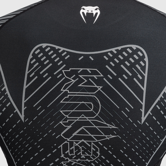Venum Midnight Fury Lang&aelig;rmet Rashguard Sort Gr&aring; S&oslash;lv