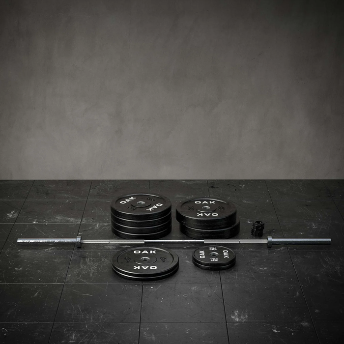 Oak Olympic Bar V&aelig;gtstangss&aelig;t 20 kg + 90 kg