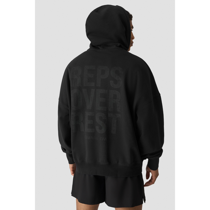 Grit Hoodie, Stonewashed Black