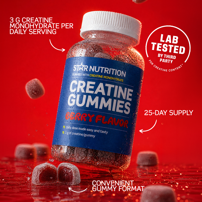 Creatine gummies 75 st berries