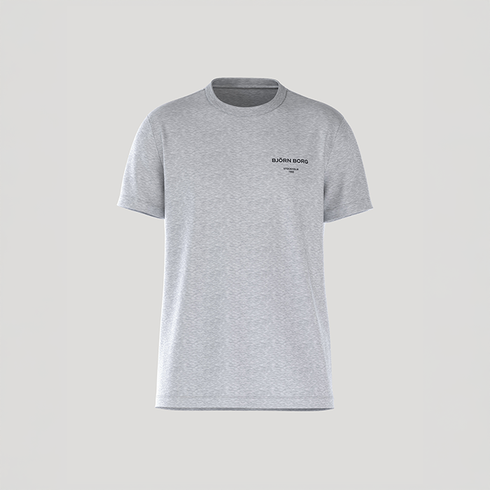 Essential T‑shirt Lysegr&aring;