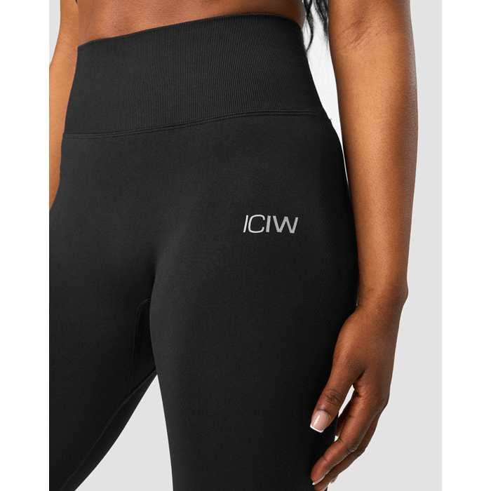 Define Seamless Scrunch Tights, Black