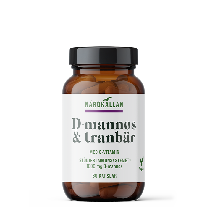 D-Mannos + Traneb&aelig;r 60 Kapsler