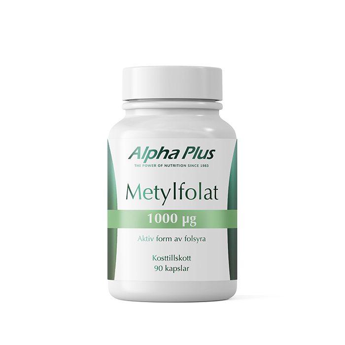 Methylfolat 1000 &micro;g 90 kapsler