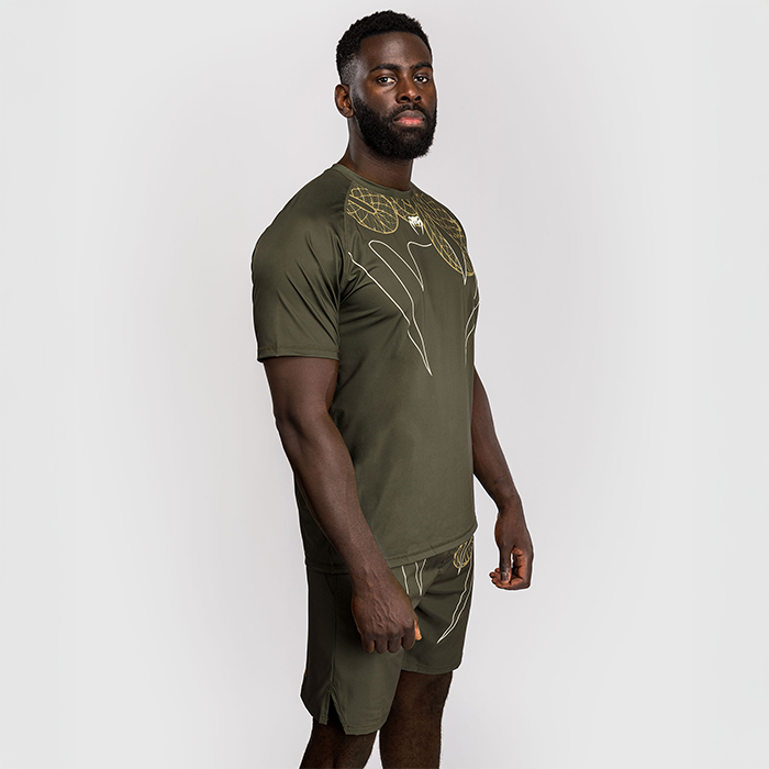 Serpenti Dry Tech T-shirt Khaki Bronze Ivory