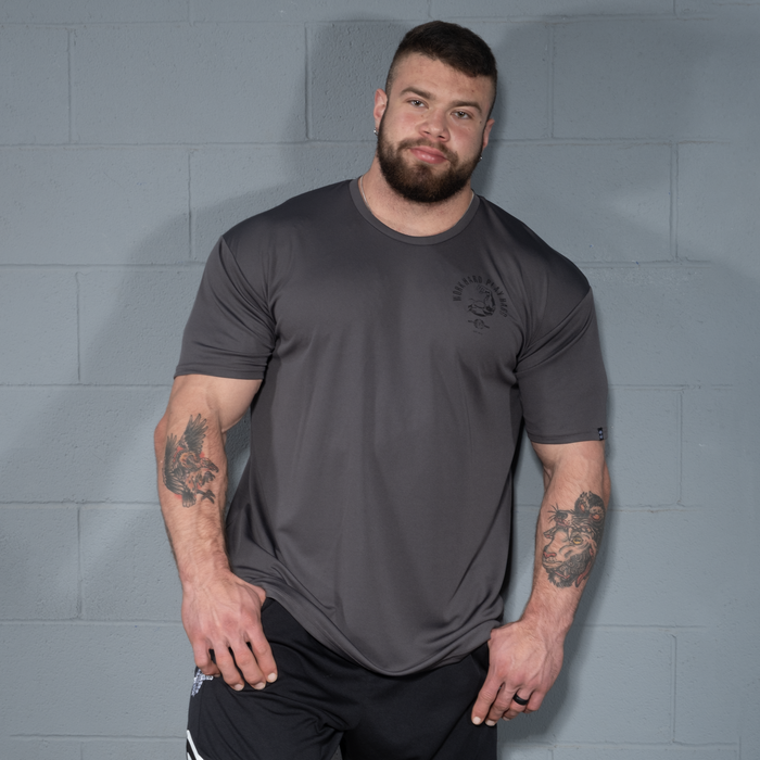 Mesh Standard Tee, Grey