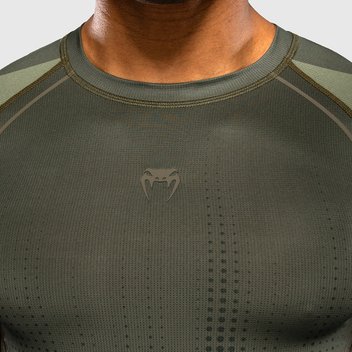 Venum Stealth Kort&aelig;rmet Rashguard Khaki Gr&oslash;n