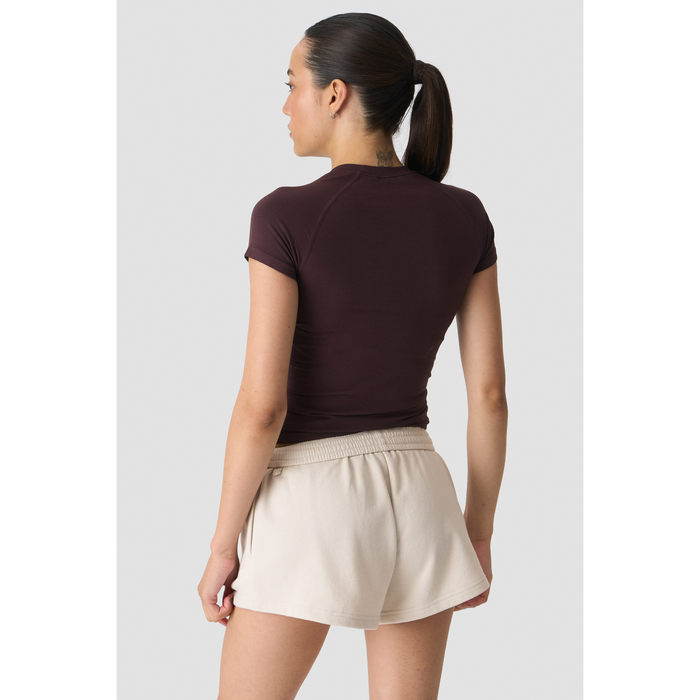 Smooth Seamless T-shirt Brun