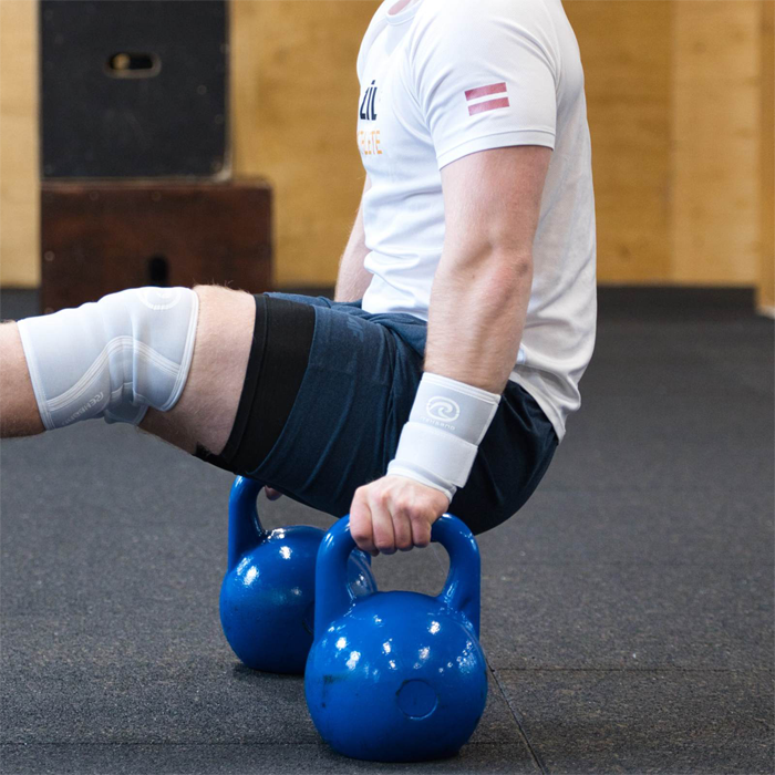 RX H&aring;ndledsst&oslash;tte Power Max Par Hvid