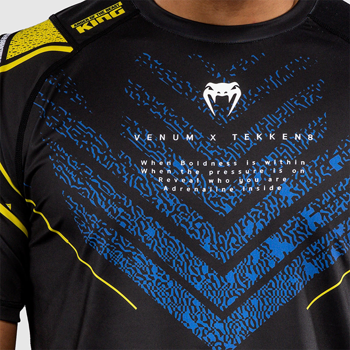 Venum x TEKKEN 8 Dry-Tech T-shirt King Sort Gul