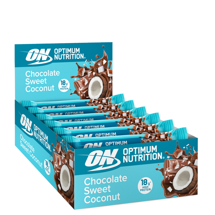 12 x Optimum Proteinbarer 55-59 g chocolate_sweet_coconut