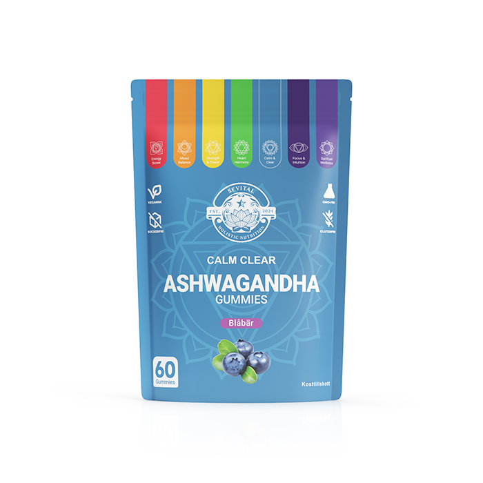 Ashwagandha 60 Gummier Bl&aring;b&auml;r
