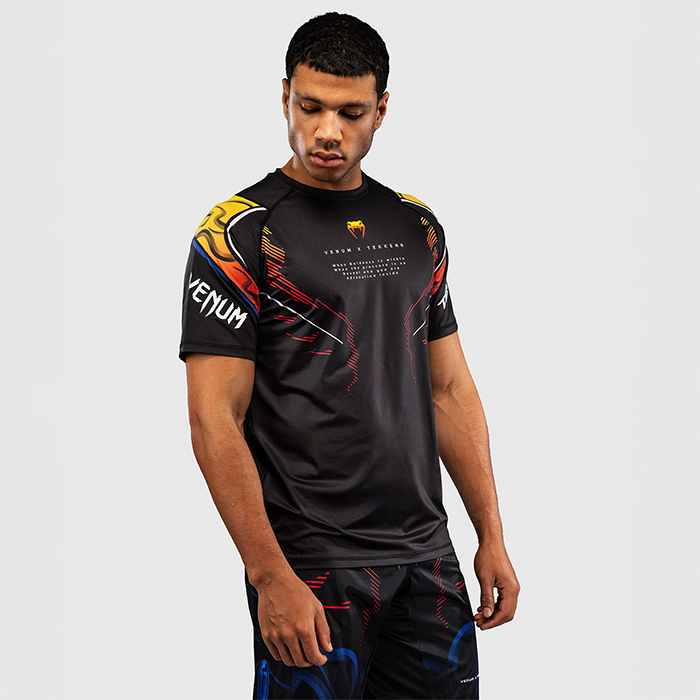 Venum x TEKKEN 8 Dry-Tech T-shirt Yoshimitsu Sort Orange