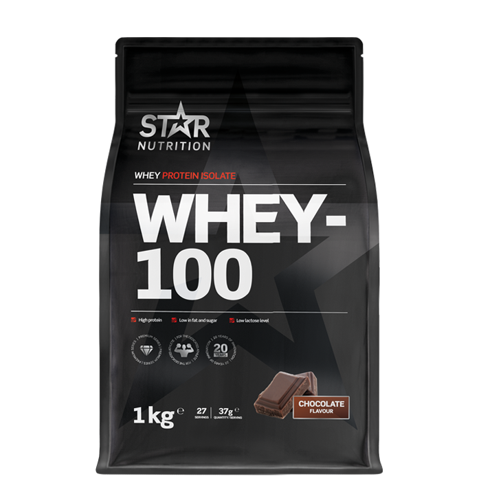 Whey-100 Valleprotein 1 kg choklad
