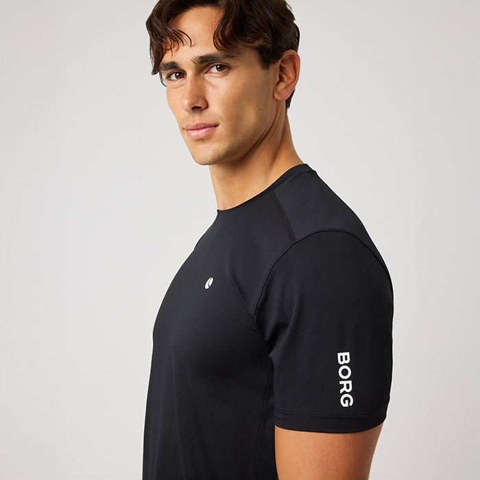 Ace Mesh T‑shirt Sort