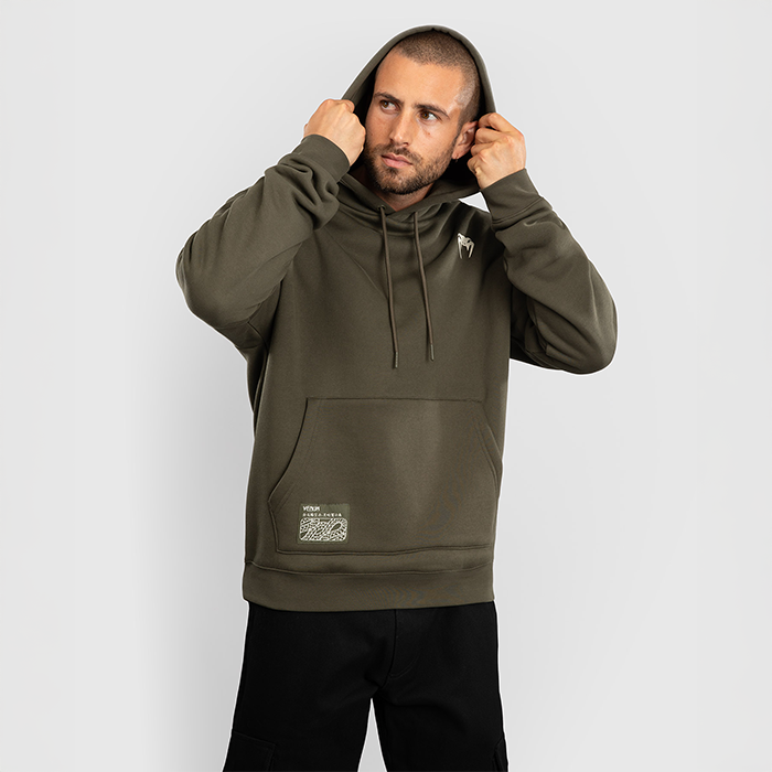 Serpenti Hoodies Khaki Bronze Ivory