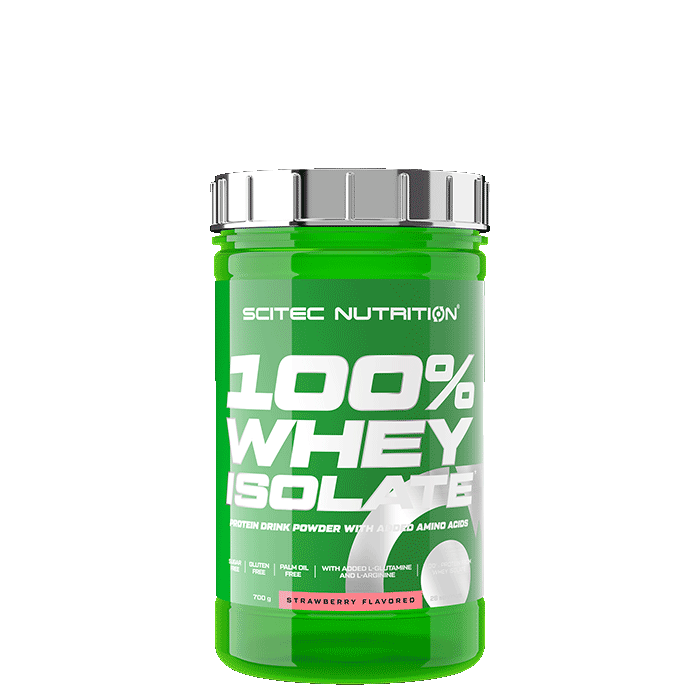 100% Whey Isolate Valleprotein 700 g strawberry