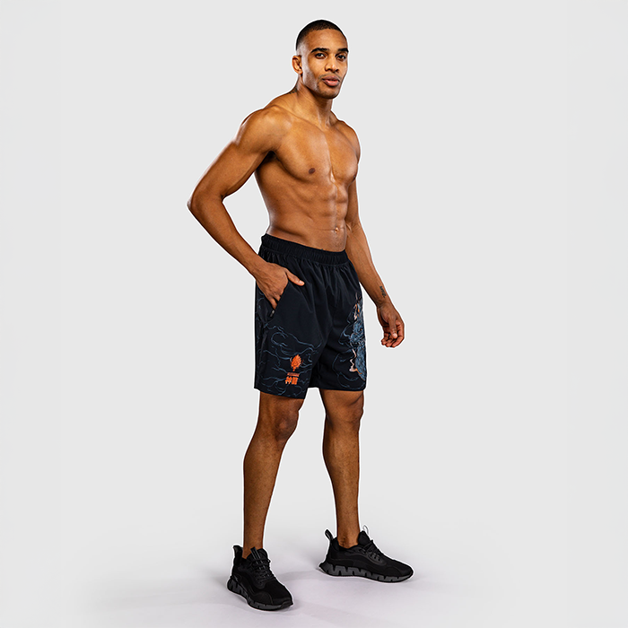 Venum Thunder Dragon Tr&aelig;ningsshorts Sort Gr&aring; Kobber