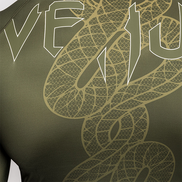 Serpenti Rashguard Lang&aelig;rmet Khaki Bronze Ivory