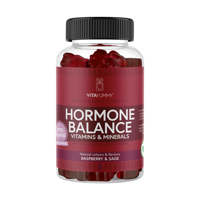 Hormone Balance Hindb&aelig;r & Salvie 60 Gummier Raspberry & Sage
