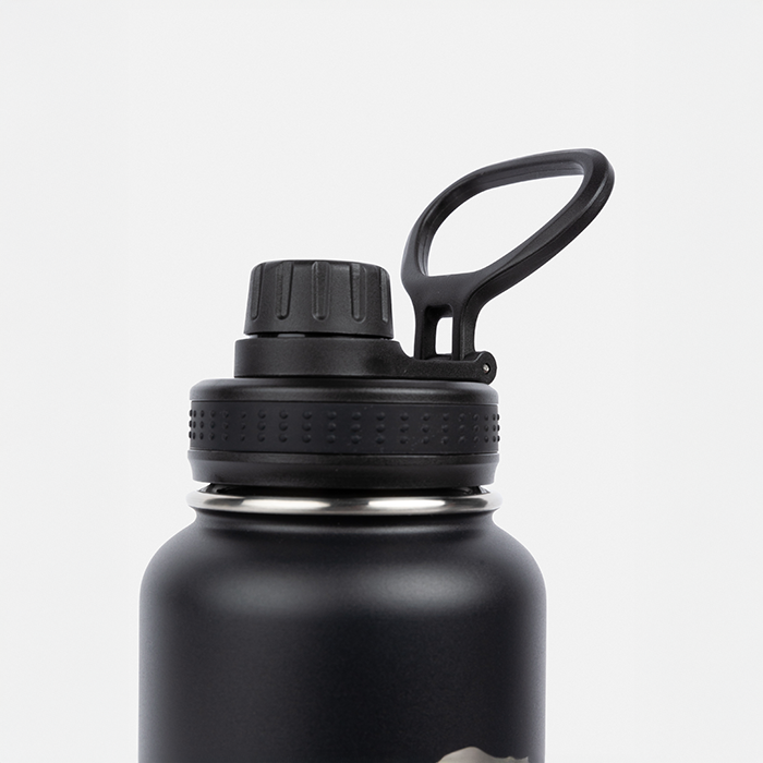 Drikkedunk i Rustfrit St&aring;l 1000 ml Sort