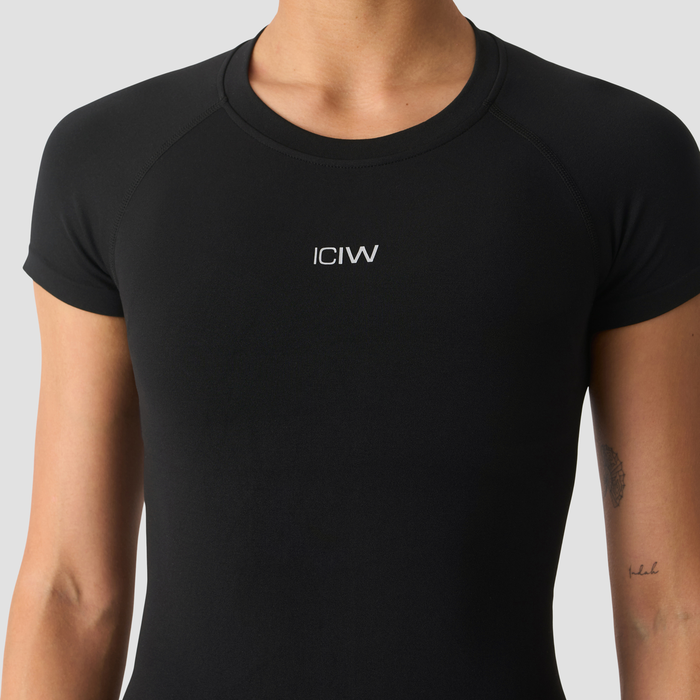 Smooth Seamless T shirt Sort