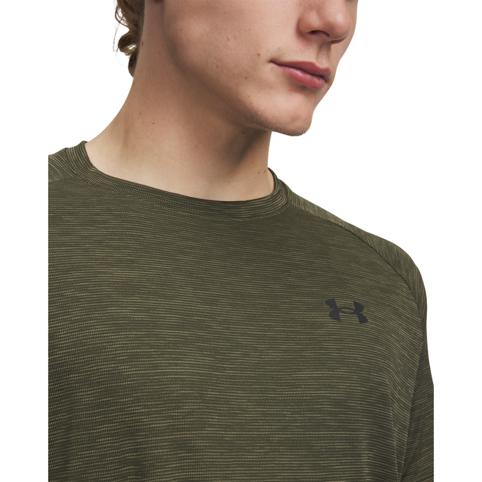 Tech Textured T-shirt Gr&oslash;n