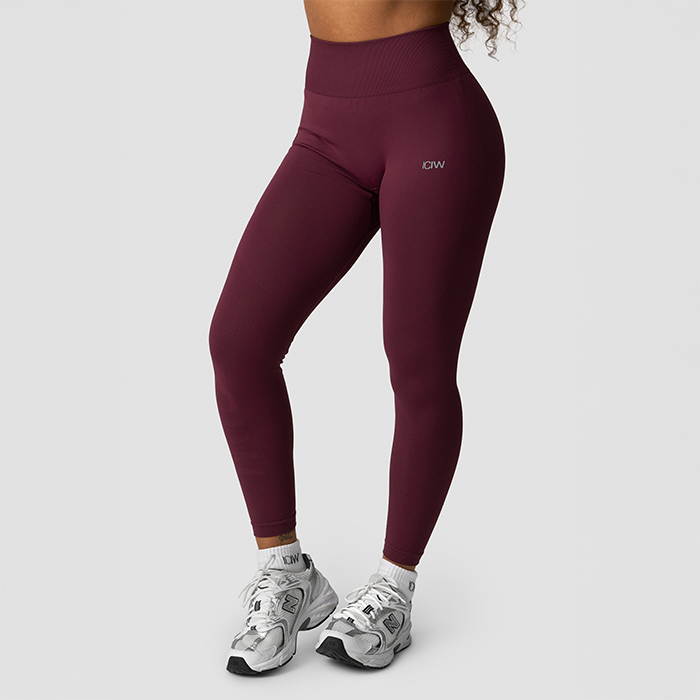Define Seamless Pocket Tights, Dark Mahogany