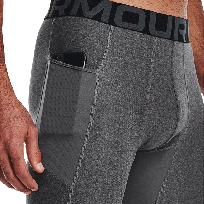 UA HG Armour Leggings, Carbon Heather