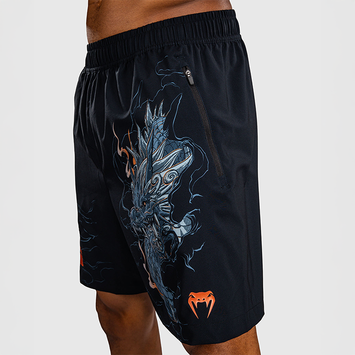 Venum Thunder Dragon Tr&aelig;ningsshorts Sort Gr&aring; Kobber