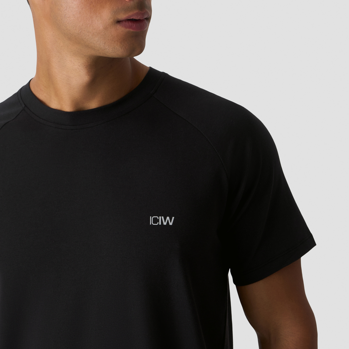 Workout Raglan T-shirt Sort