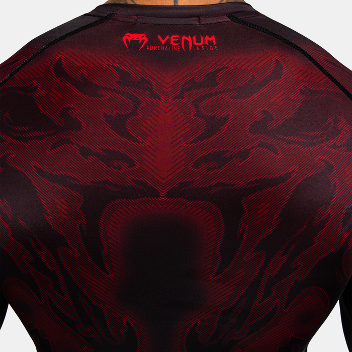 Venum Spectre Lang&aelig;rmet Rashguard Sort R&oslash;d