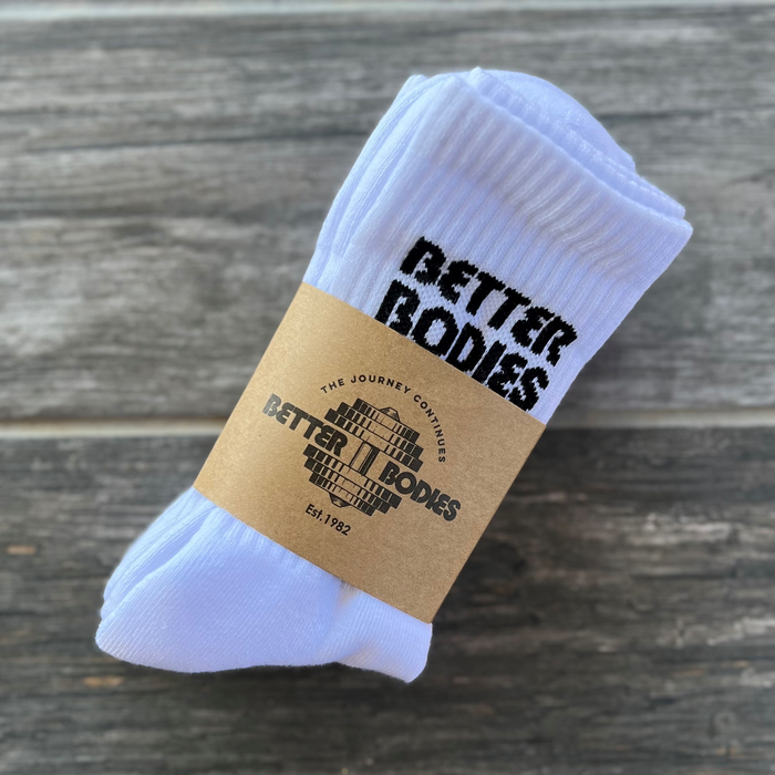 BB crew socks 3-p, White