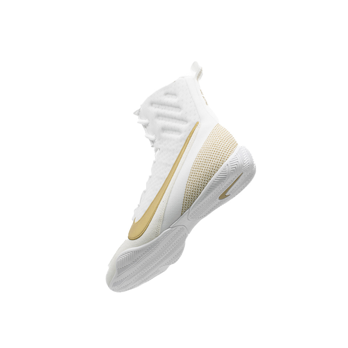 Nike Machomai 3 Boksesko Hvid Guld